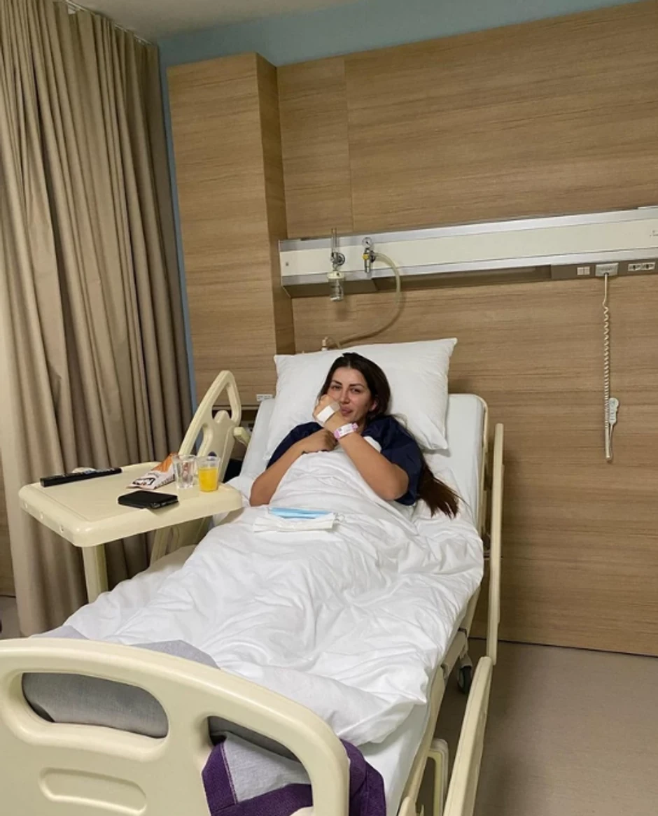 Dalila Dragojević u bolnici