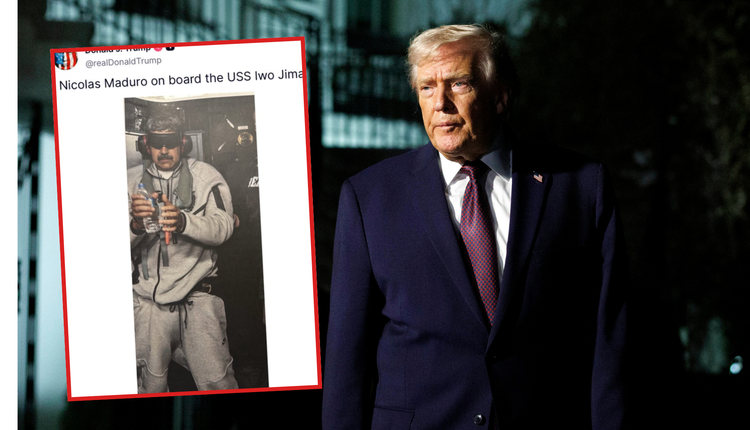 Tak wygląda pojmany Maduro. Trump publikuje zdjęcie z okrętu USA