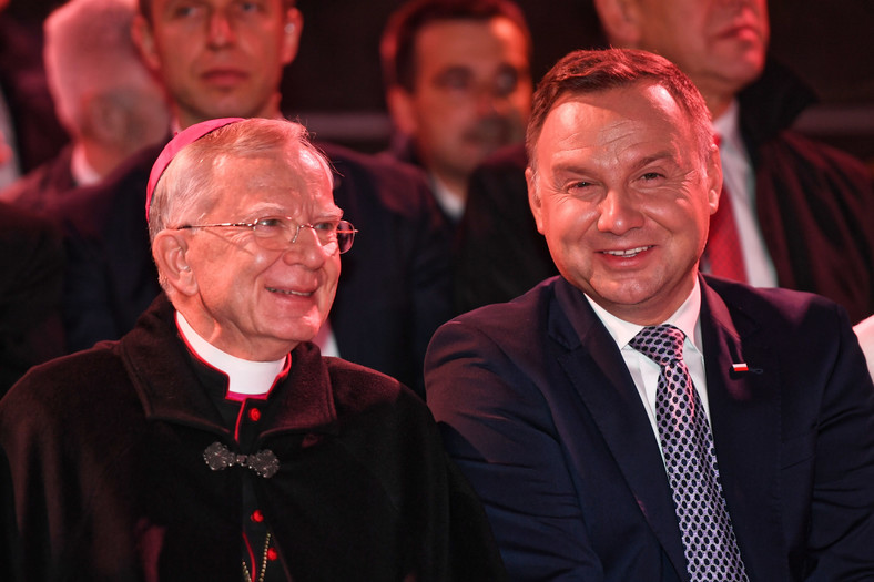 Arcybiskup Jędraszewski i prezydent Andrzej Duda