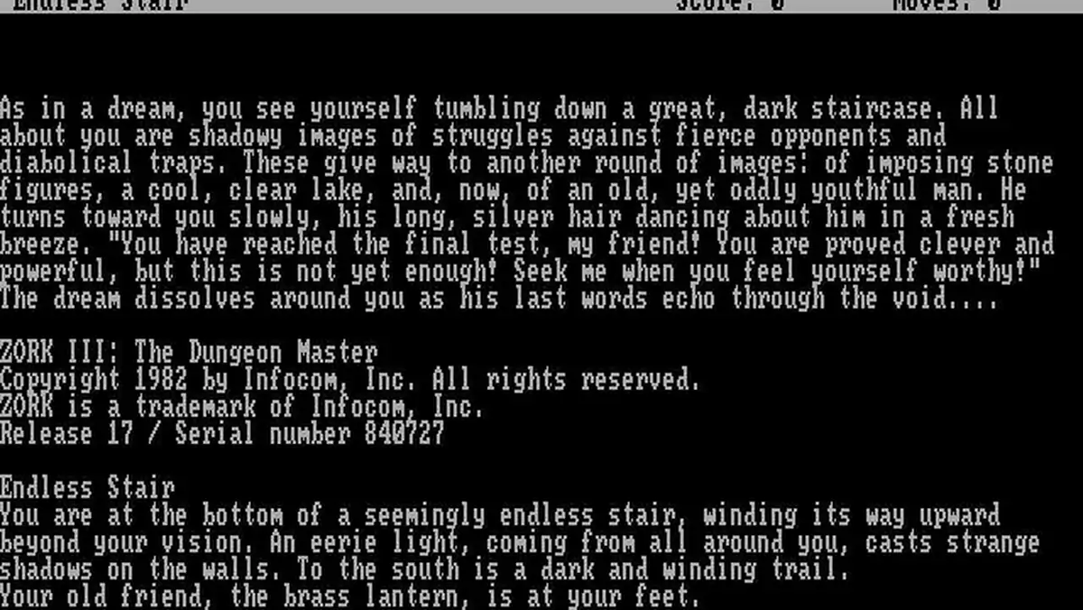 Galeria Zork III: The Dungeon Master