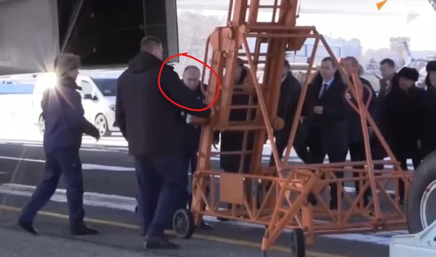 Putin se penje u TU-160m