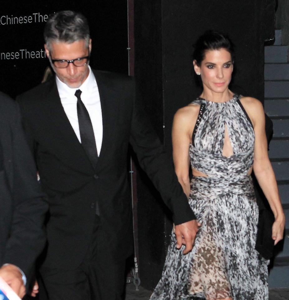 Sandra Bullock i Bryan Randall na premierze filmu - Plejada.pl