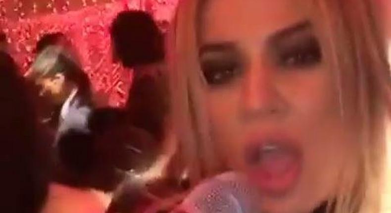 All the fun details from Kardashians Christmas eve party