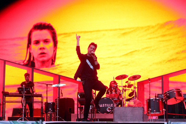 Bastille na Open'er 2015 / fot. Joanna Combik