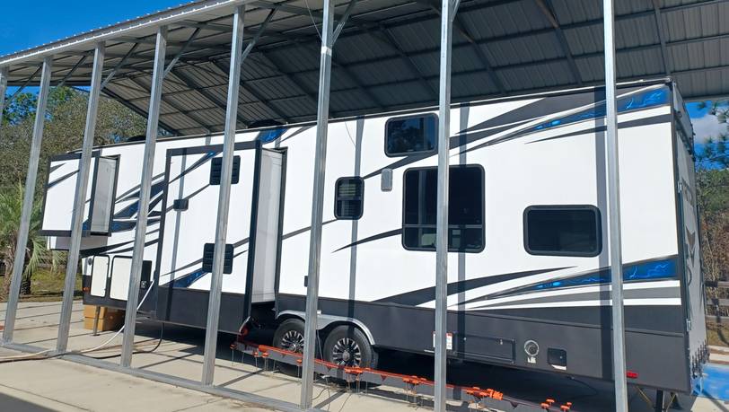 Carport Wohnmobil: Überdachte Stellplätze für Camper und Reisemobile im Vergleich