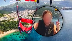 Parasejling nesreća