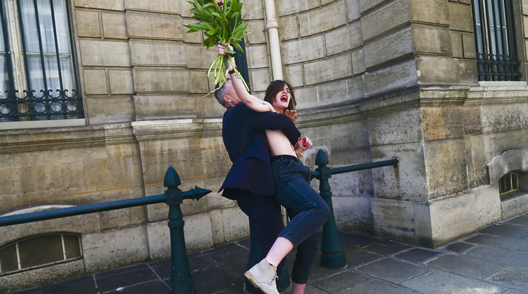 Femen-tüntetés Párizsban / Fotó: Northfoto