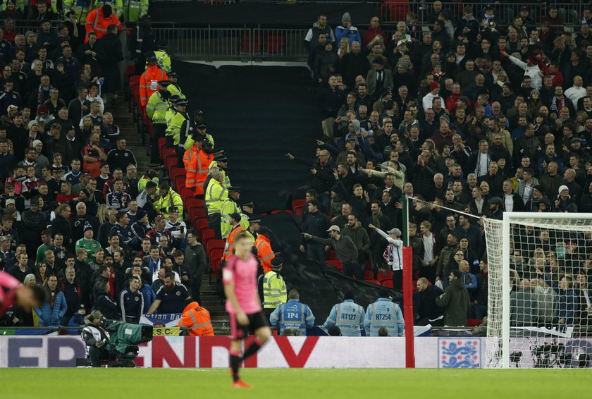 Pseudokibice bili się na Wembley. Krwawa jatka na Anglia – Szkocja