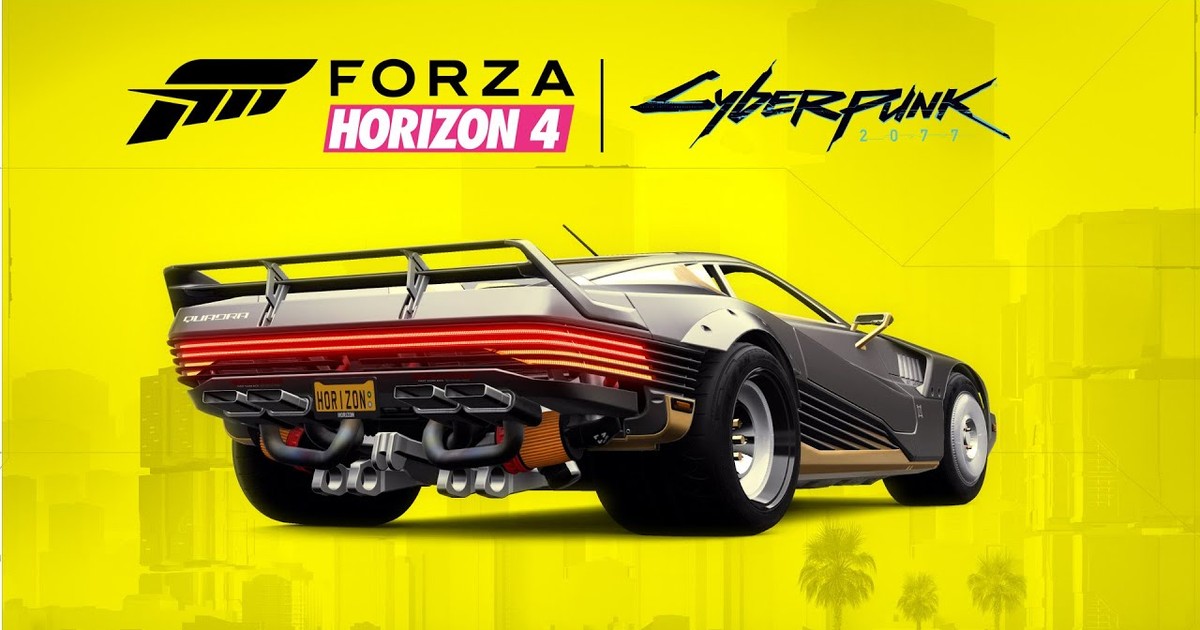 Cyberpunk 2077 Zawital Do Forza Horizon 4 Gra Dostala Specjalne Cyberpunkowe Auto