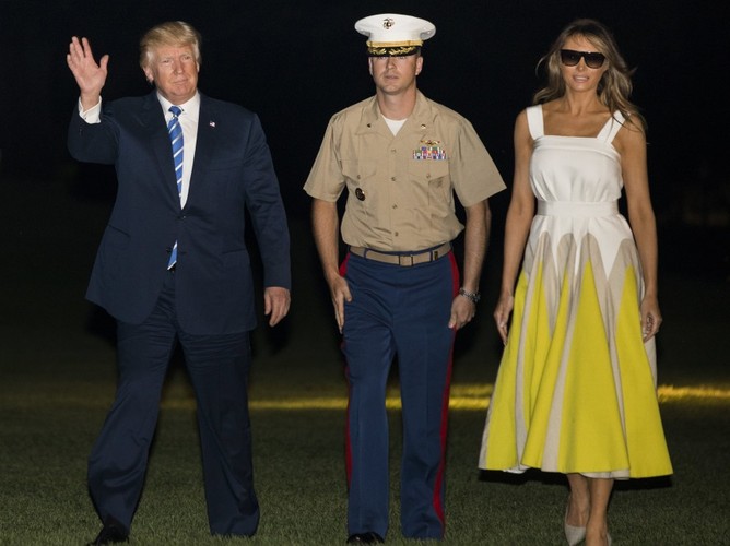 Donald i Melania Trumpowie