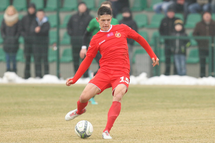 Mariusz Stępiński w barwach Widzewa