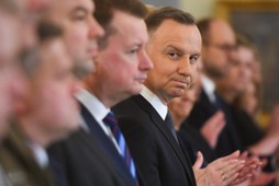 Prezydent Andrzej Duda i szef MON Mariusz Błaszczak