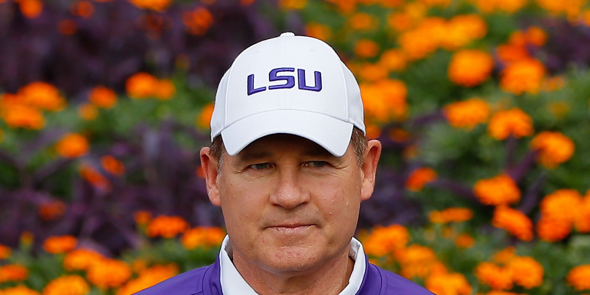 LSU has reportedly fired Les Miles