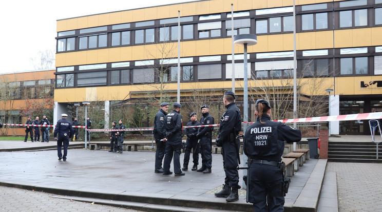 Ebben az iskolában történt a gyilkosság / Fotó: MTI