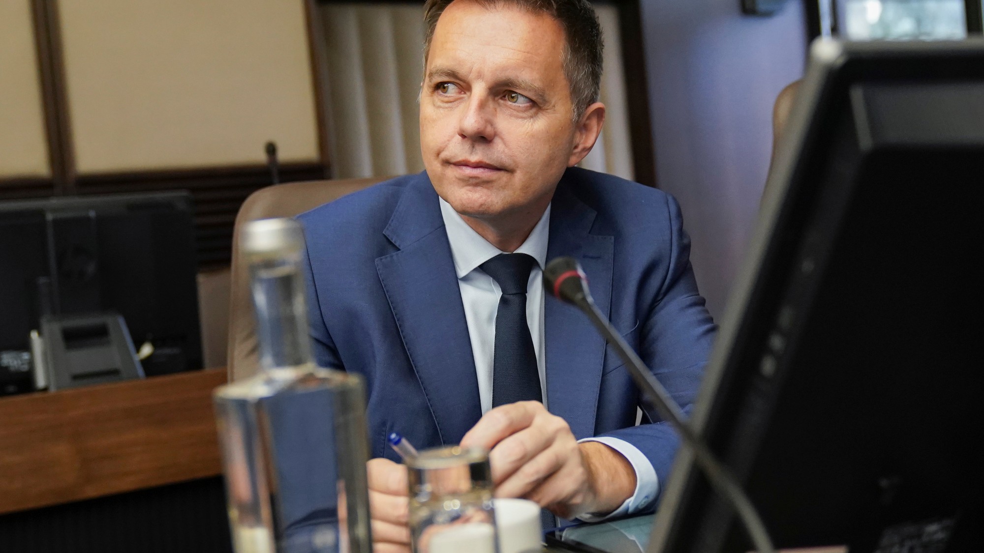 Guvernér Národnej banky Slovenska (NBS) Peter Kažimír.