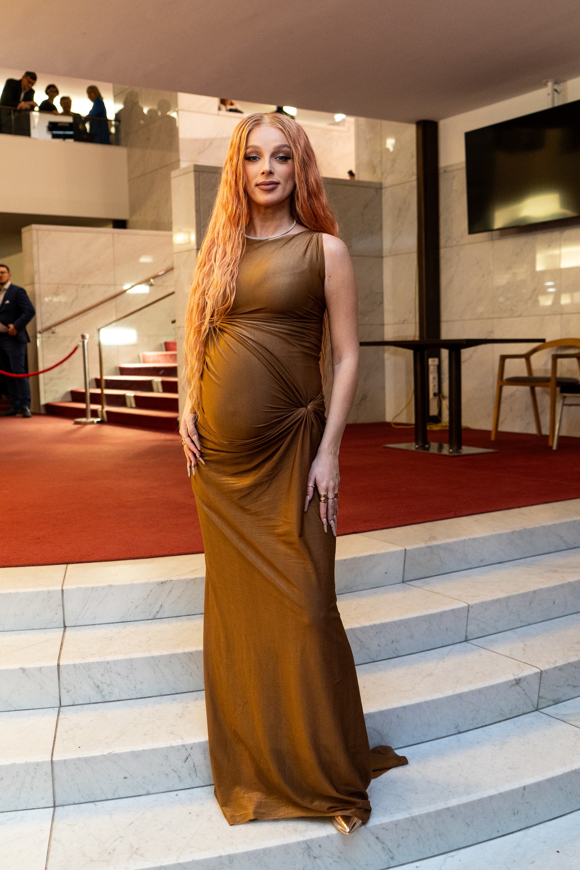 Speváčka Sima na odovzdávaní cien Krištáľové krídlo 2025.