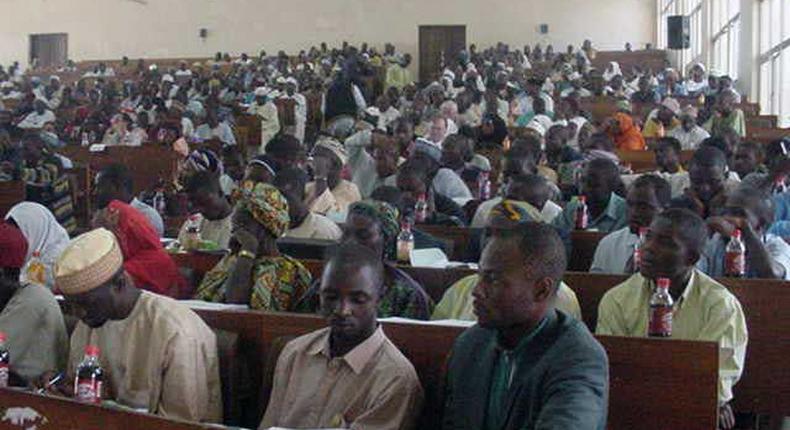 Students in Nigerian university