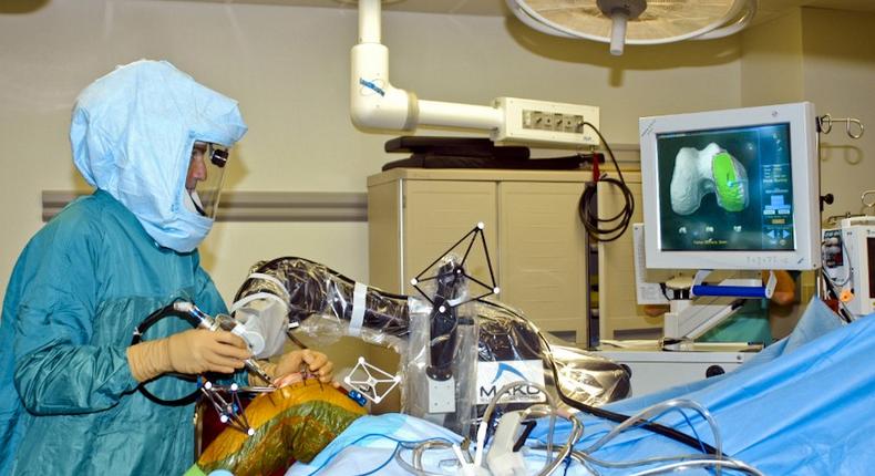 Robotic Assisted Partial Knee Replacement Surgery