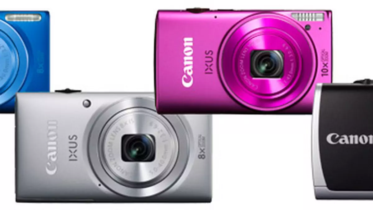 Canon zaprezentował nowe kompakty z serii IXUS oraz PowerShot A