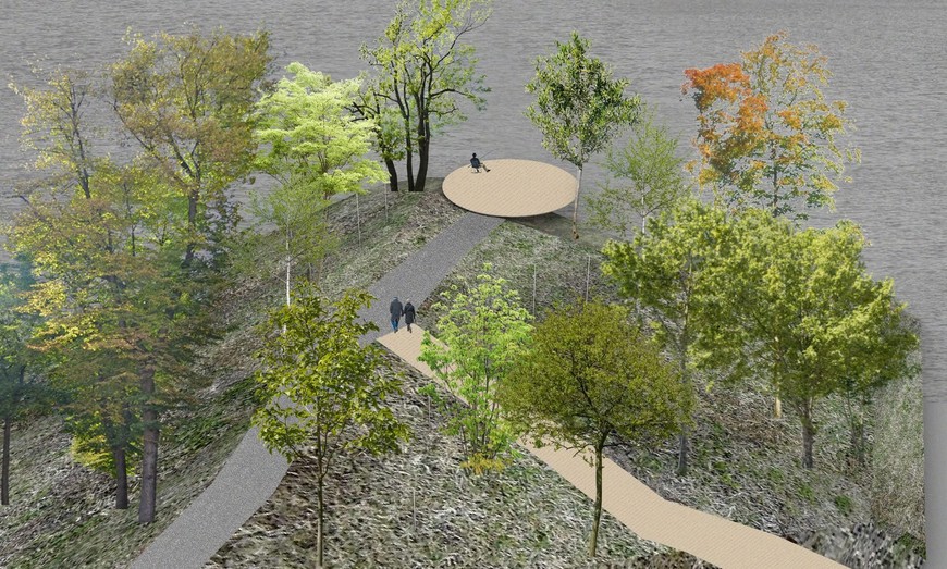 W kolejnym etapie powstanie okrągły taras