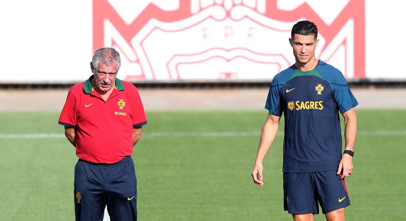 Fernando Santos and Cristiano Ronaldo are holding Portugal back