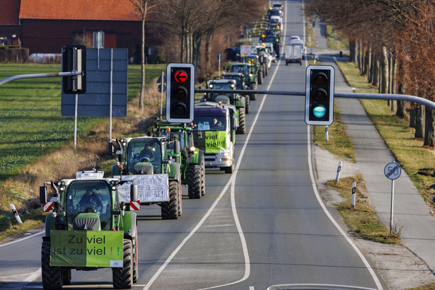 Protest niemieckich rolników