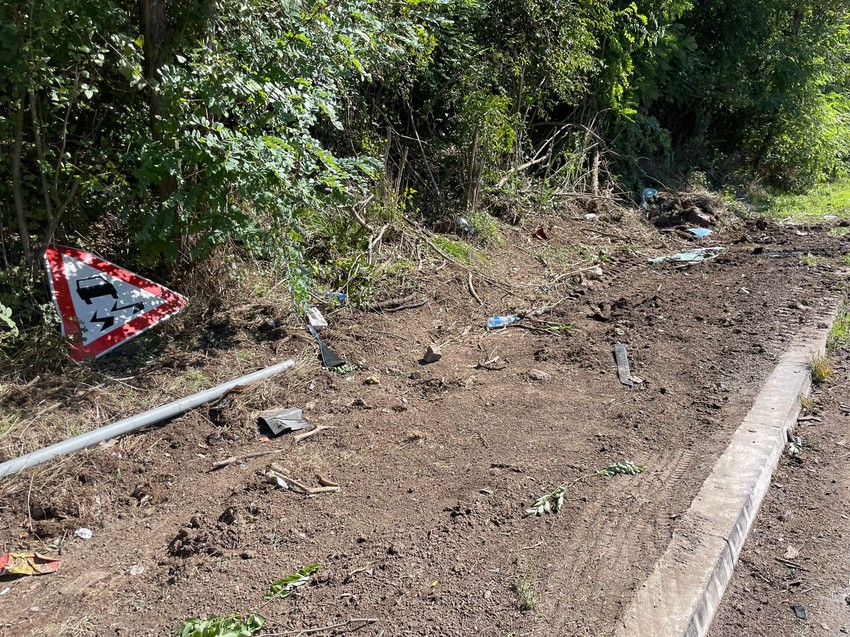 Mesto saobraćajne nesreće kod Ušća, Raška - Kraljevo