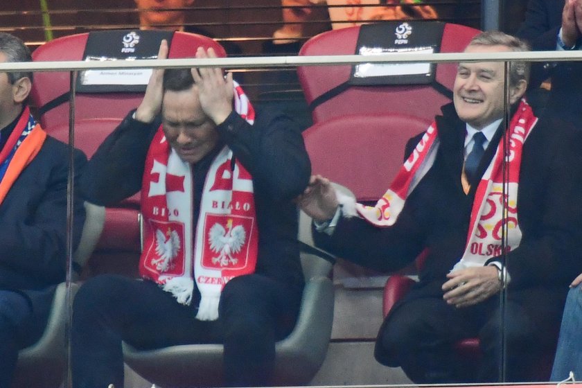 Co za emocje! Andrzej Duda na meczu