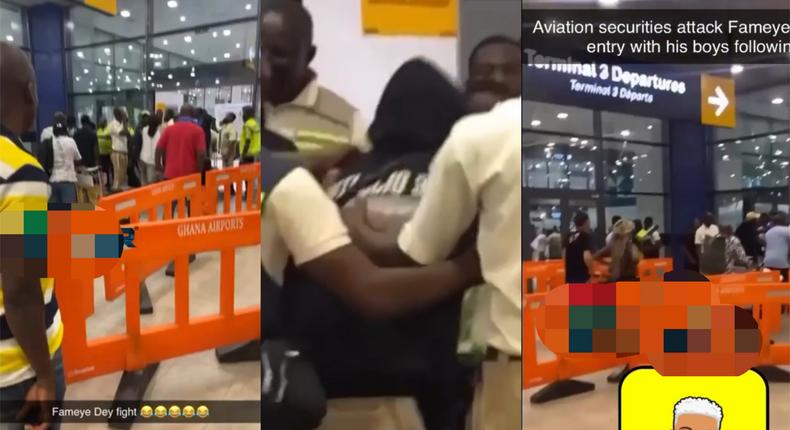 Fameye violence at the airport 