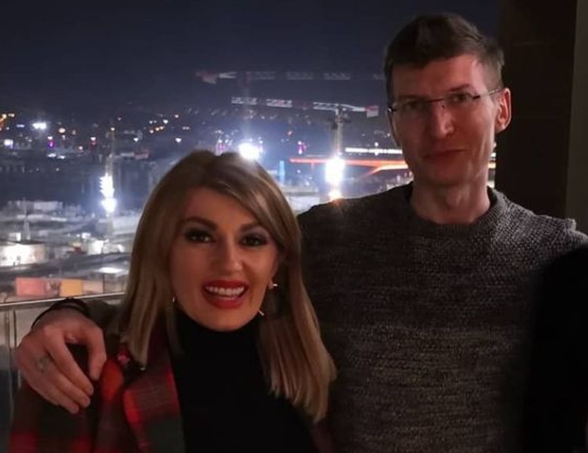 Viki Miljković sa bratom