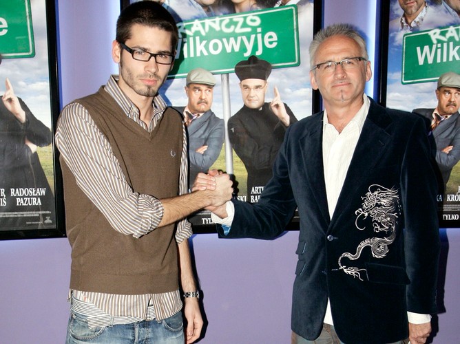 Radzimir Dębski z ojcem Krzesimirem Dębskim