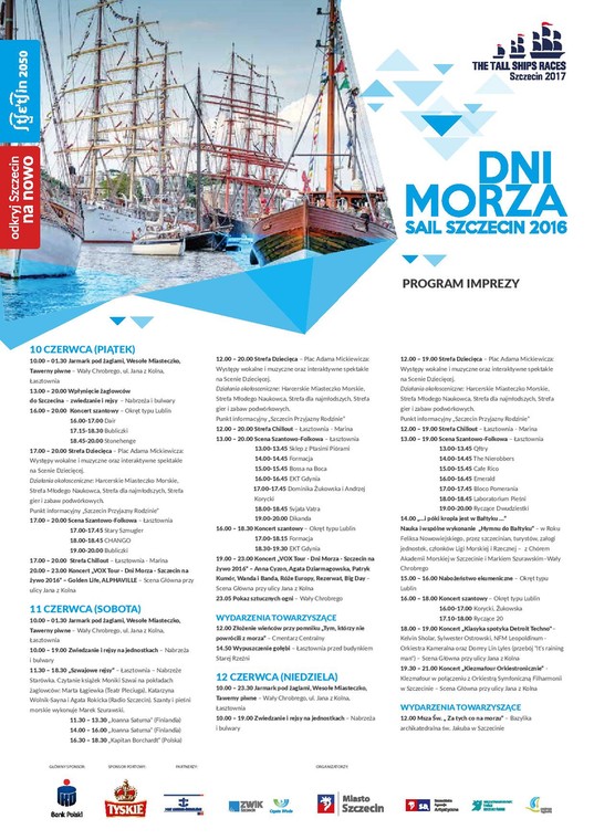 Dni Morza 2016 - program