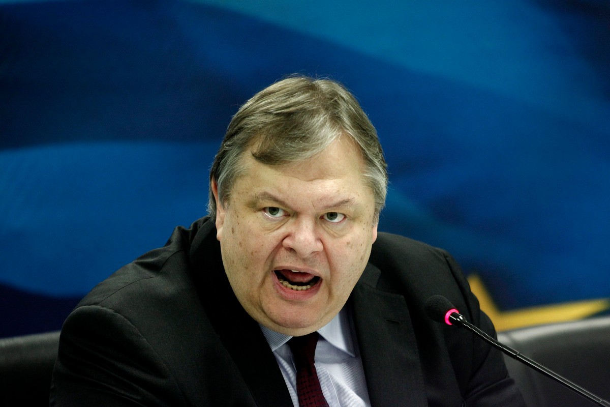 Evangelos Venizelos, minister finansów Grecji