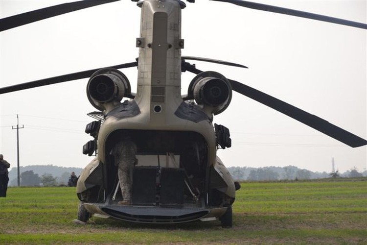 Amerykańskie śmigłowce lądowały niedaleko Gruty (fot. www.gruta.pl)