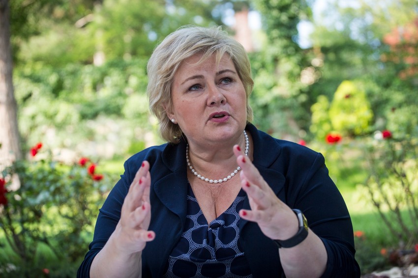Erna Solberg, norveška premijerka