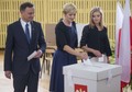 Andrzej Duda wraz z żoną Agatą i córką Kingą