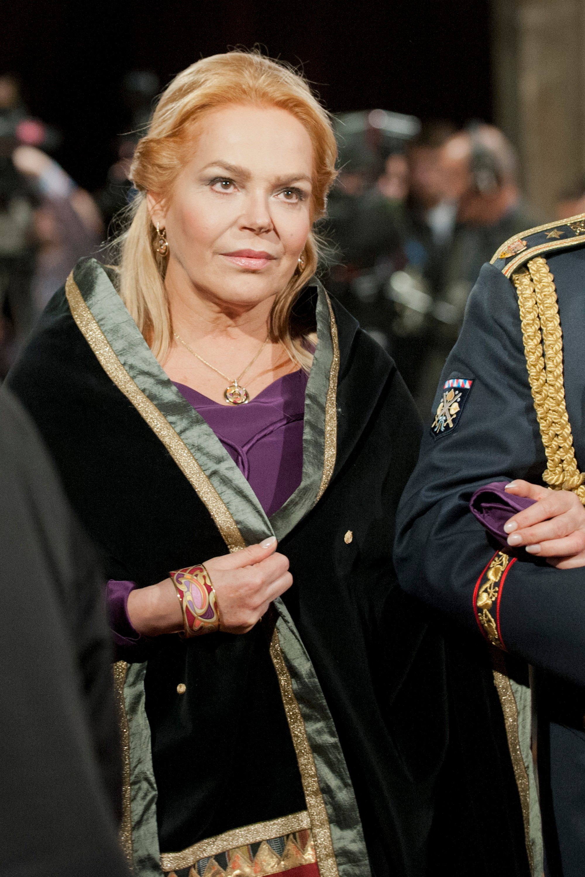 Dagmar Havlová počas slávnostného udeľovania štátnych vyznamenaní Českej republiky.