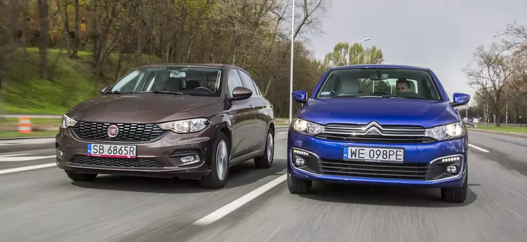 Fiat Tipo sedan kontra Citroen C-Elysee - przestronne, proste i niedrogie