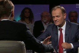 Donald Tusk w programie Tomasz Lis na żywo