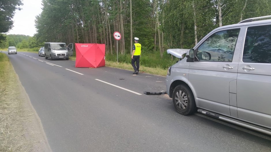 Śmiertelne potrącenie w Justynowie. Zginął 59-letni mężczyzna