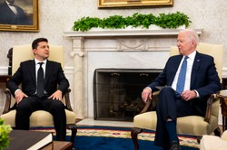 Biden i Zełenski po spotkaniu. "Wspólny sprzeciw wobec Nord Stream 2"