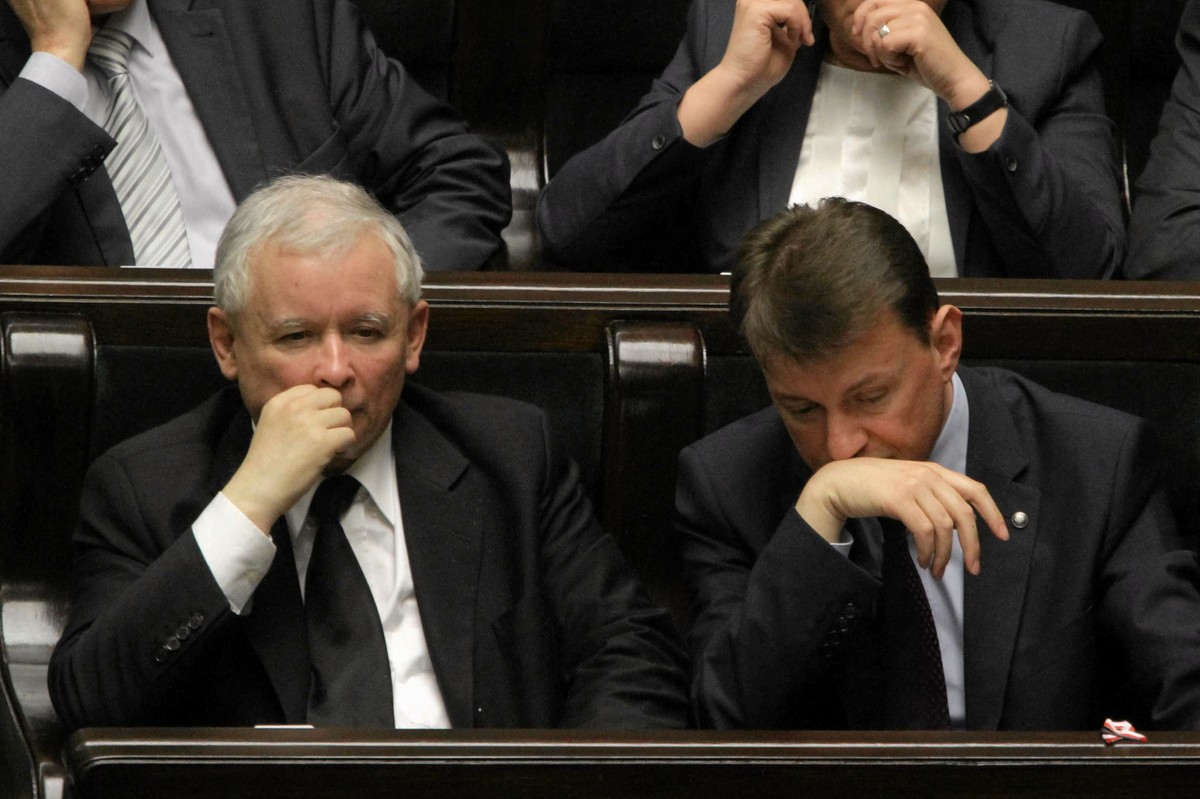 Jarosław Kaczyński i Mariusz Błaszczak