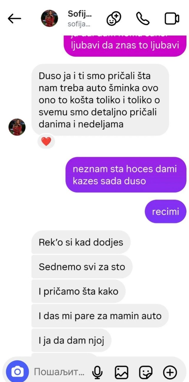 Sofijine prepiske sa Danetom