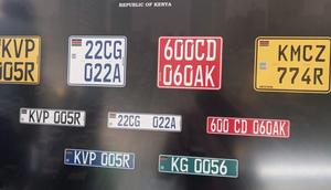 The new digital number plates 