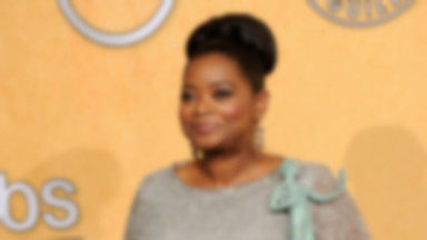 Octavia Spencer na planie z Idrisem Elbą