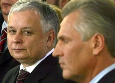 POLAND-VOTE-KACZYNSKI-KWASNIEWSKI