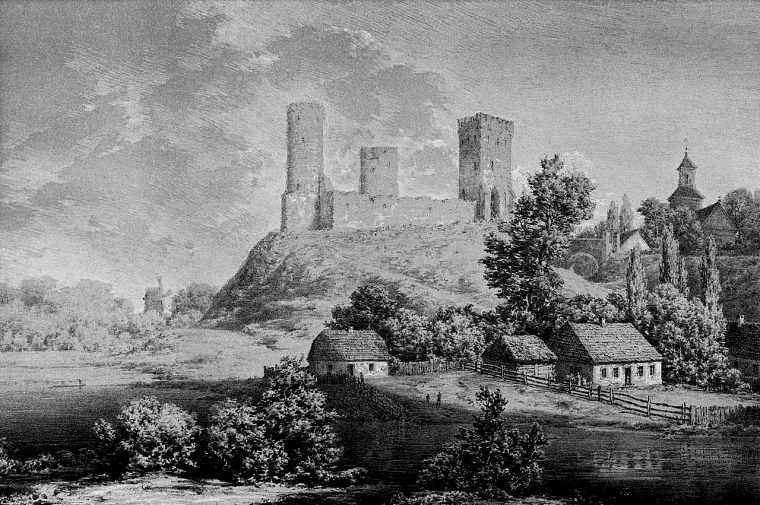Zamek Książąt Mazowieckich w Czersku, XIX wiek