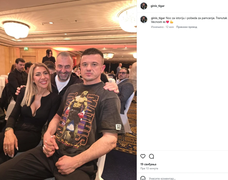 Tigar objavio sliku sa Jovanom