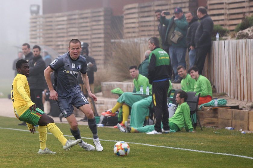 Pilka nozna. Sparing. Legia Warszawa - Clube Olimpico do Montijo. 15.01.2019