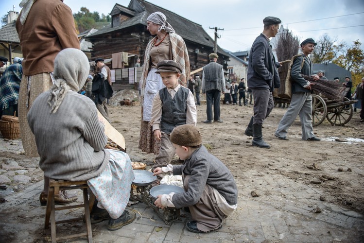 Plan zdjęciowy filmu 'Wołyń' w Kazimierzu Dolnym